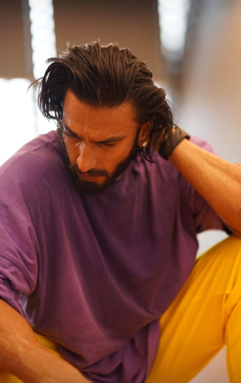 Ranveer Singh makes a STRONG case for purple & yellow in latest funky look