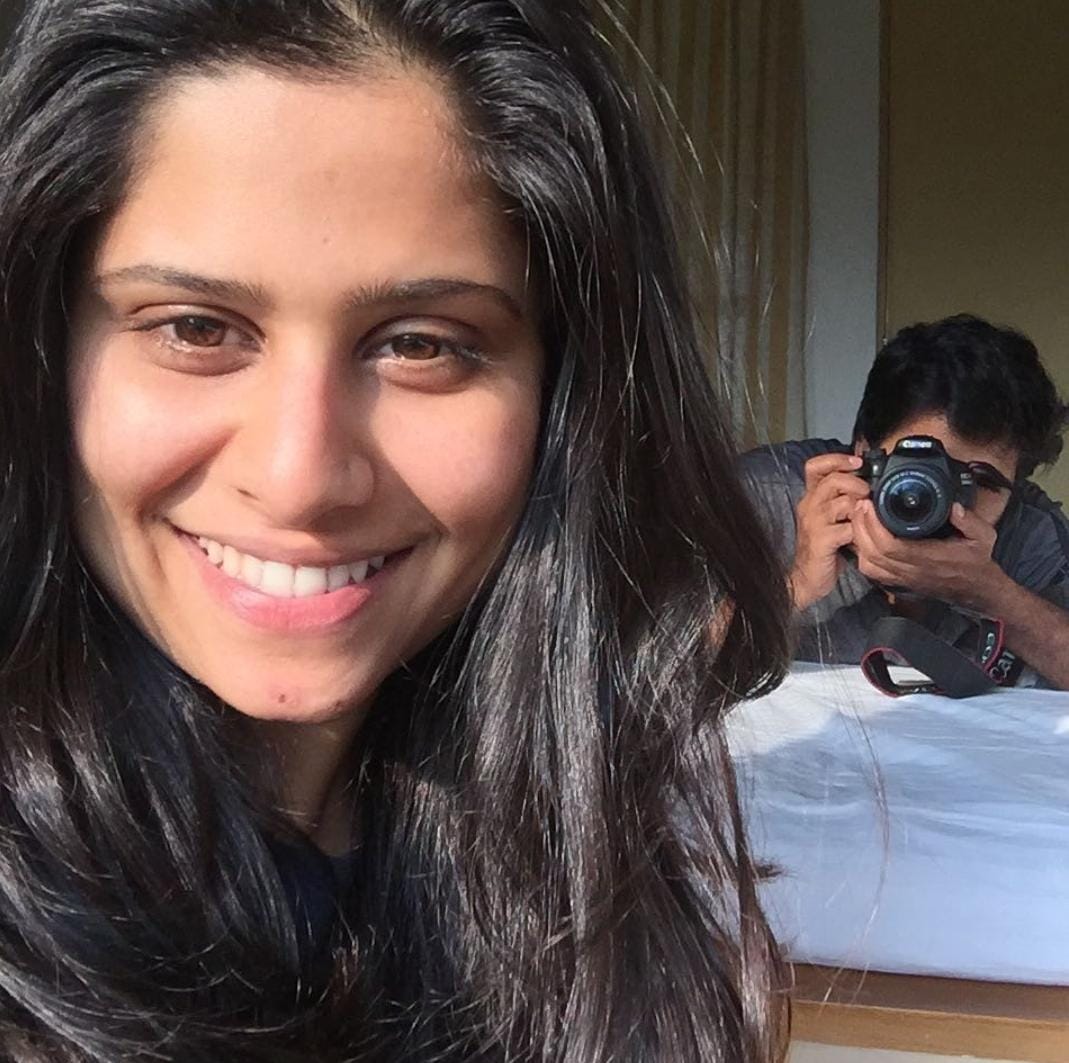 Actress Sai Tamhankar shoulder tattoo and other four tattoos meaning and connection with husband Ameya Gosavi