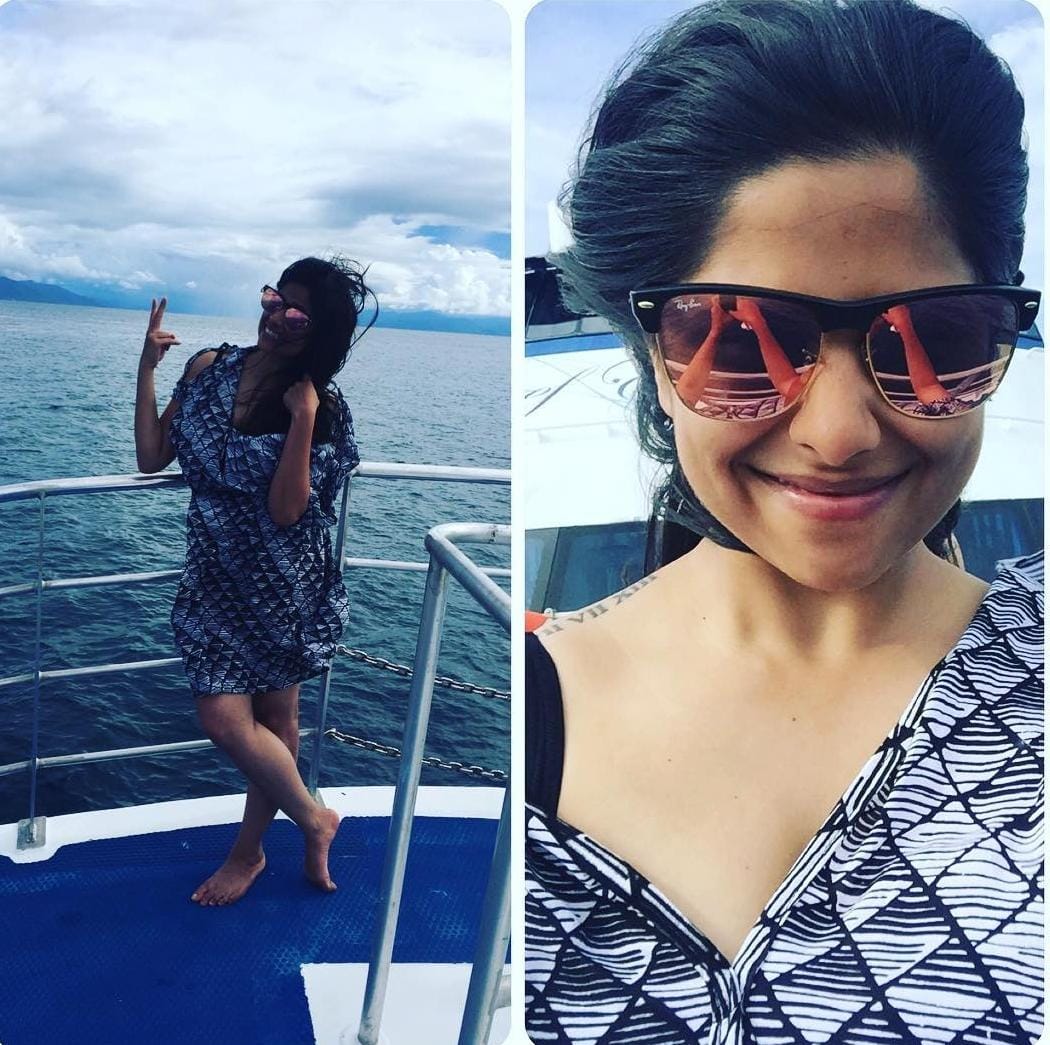 Actress Sai Tamhankar shoulder tattoo and other four tattoos meaning and connection with husband Ameya Gosavi