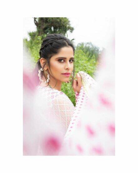 Actress Sai Tamhankar shoulder tattoo and other four tattoos meaning and connection with husband Ameya Gosavi