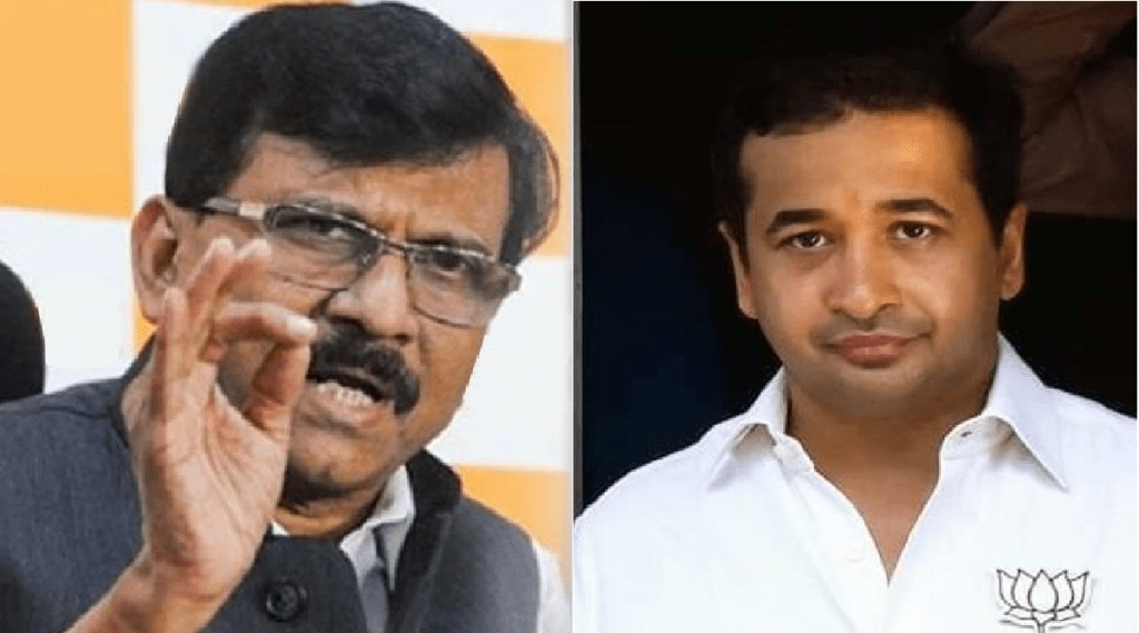 sanjay raut on nitesh rane