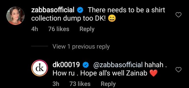 Pakistan Anchor Zainab Abbas Reacts to Dinesh Karthik Latest Instagram Post