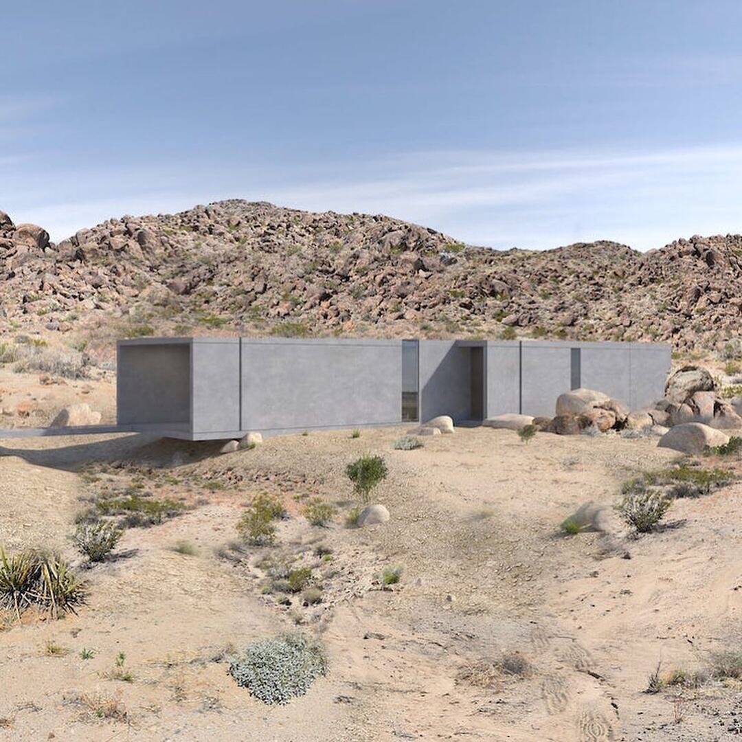El Cemento Uno Remote House In The Middle Of Mojave Desert