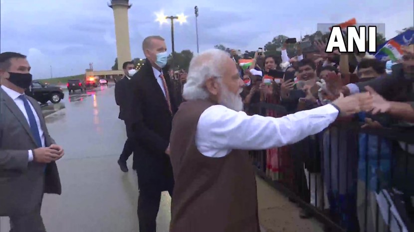 Indian Americans welcome PM Modi in Washington