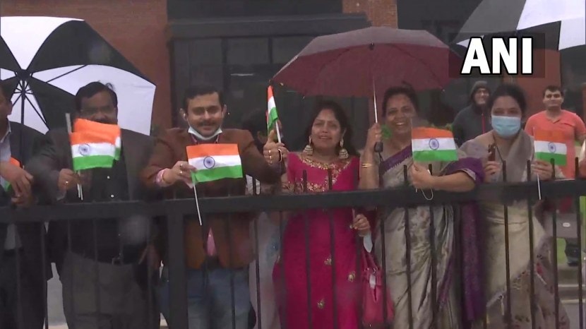 Indian Americans welcome PM Modi in Washington