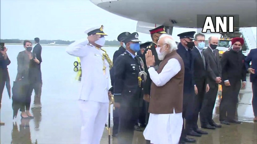 Indian Americans welcome PM Modi in Washington