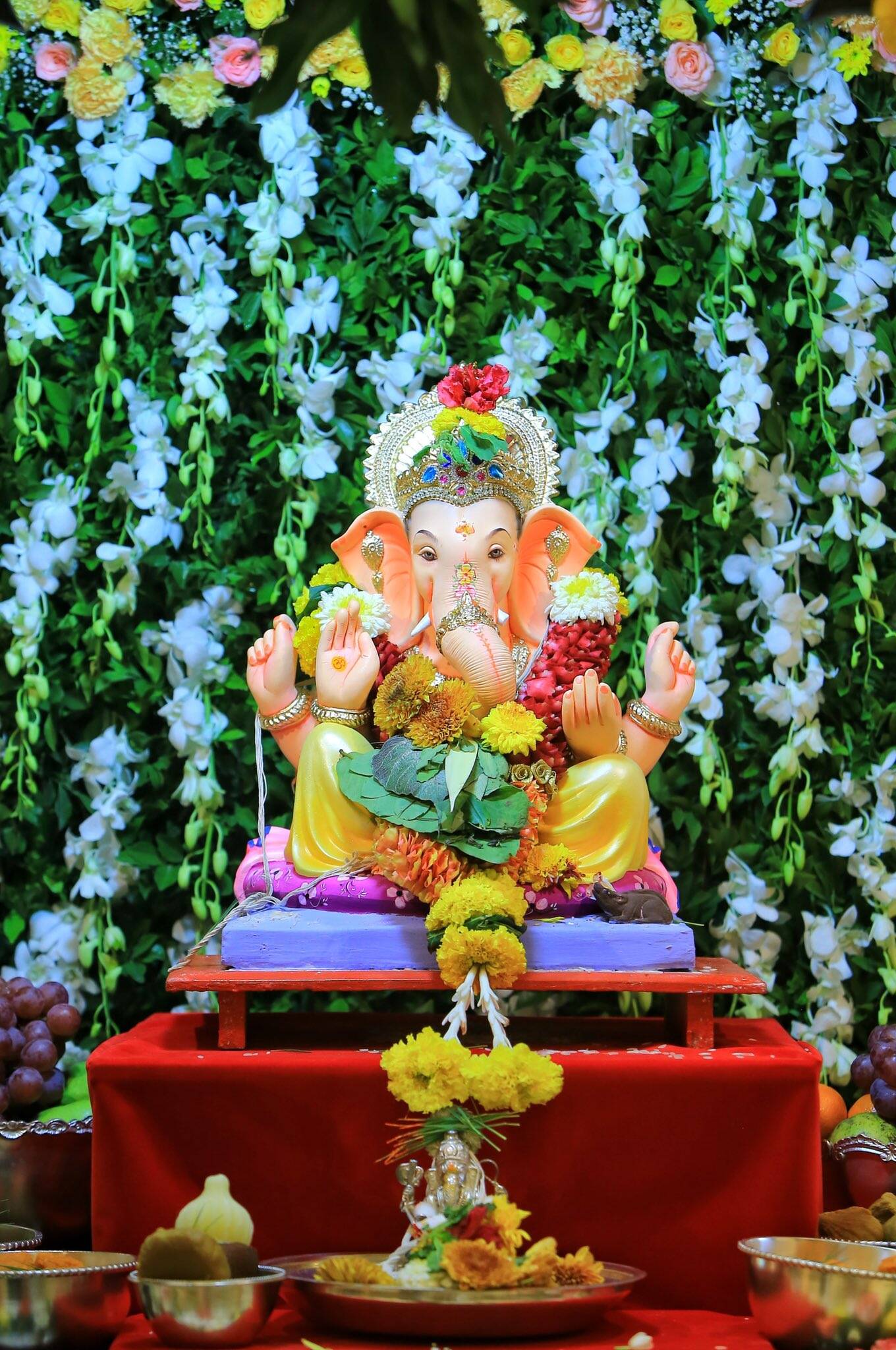 Varsha Bungalow Ganeshotsav 2021 CM Uddhav Thackeray
