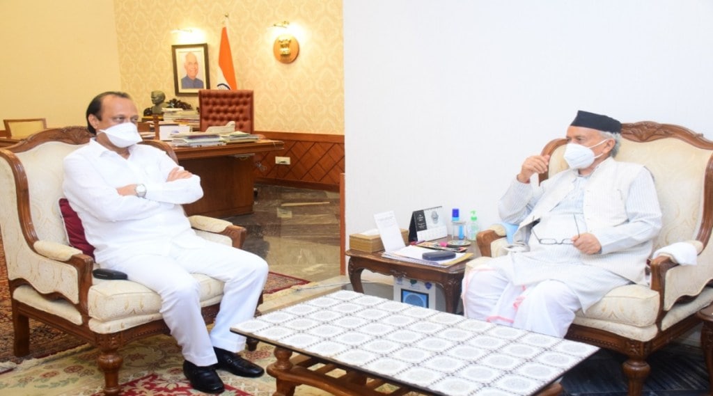 ajit pawar meets governor