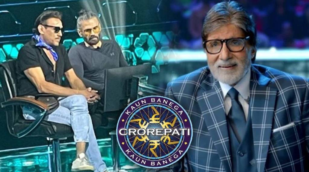 kaun banega crorepati 13, jackie shroff, sunil shetty, amitabh bachchan,