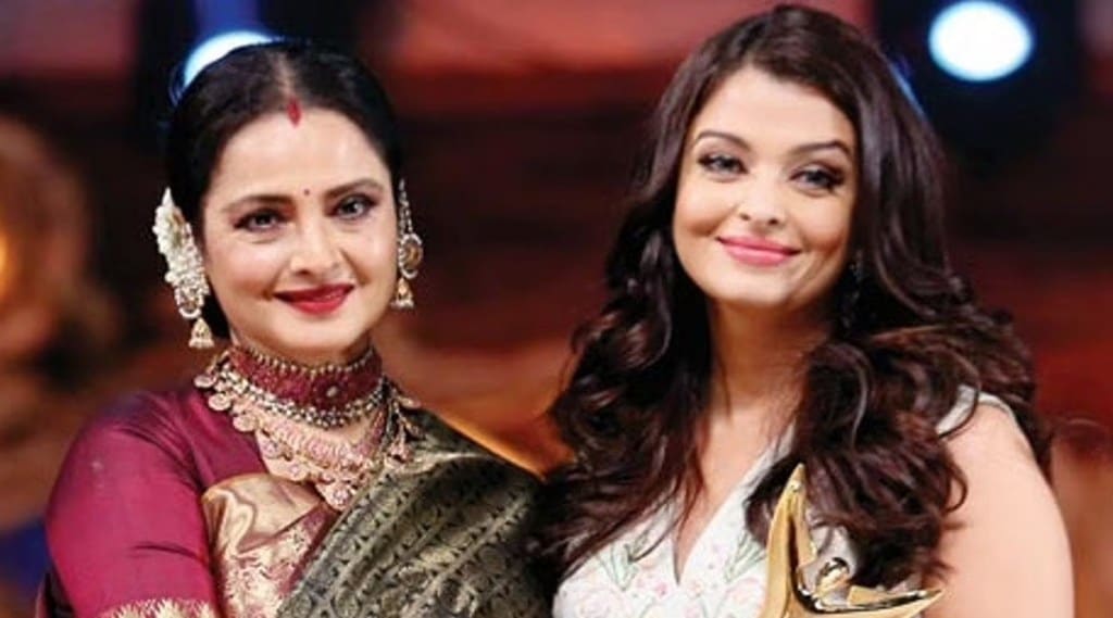 rekha, aishwarya rai bachchan,