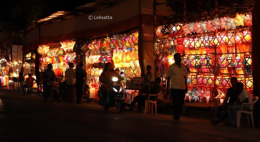 Diwali 2021 Akash Kandil Stall Pune Photos