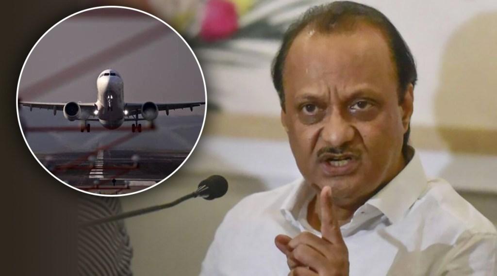 ajit pawar on chipi airport credit war