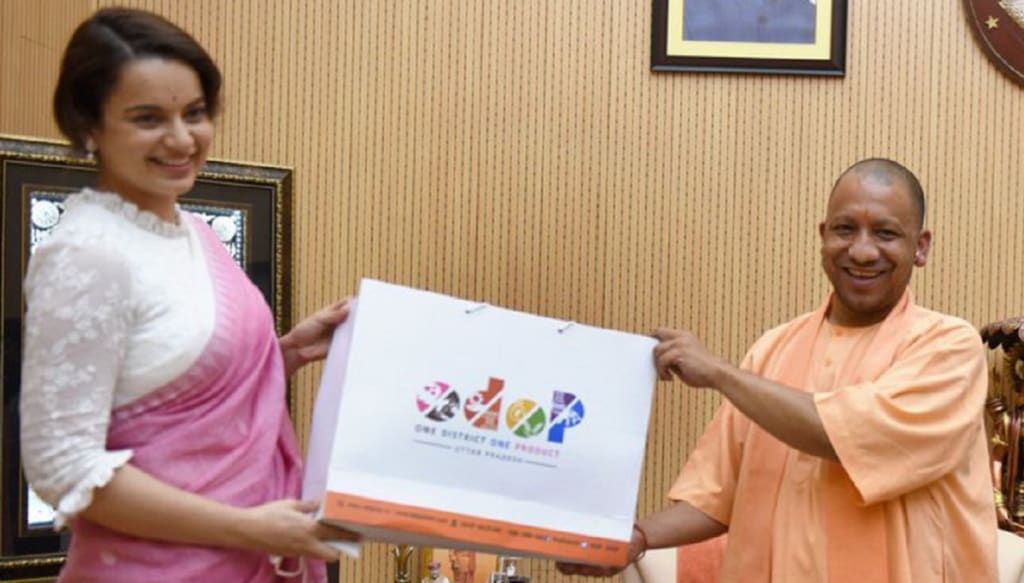 kangana ranaut meet yogi adityanath