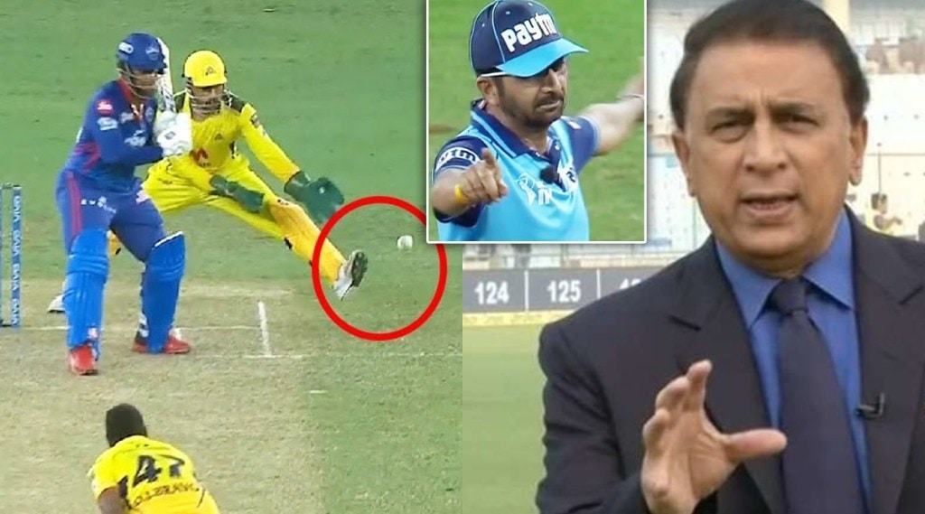 ipl 2021 sunil gavaskar slams tv umpire after no ball controversy in csk vs dc match