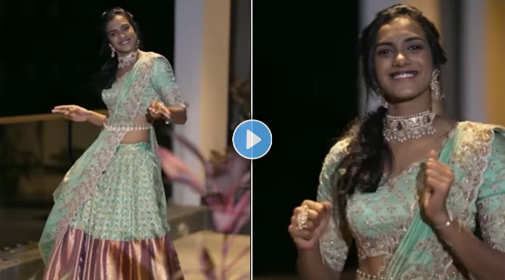 PV sindhu dance