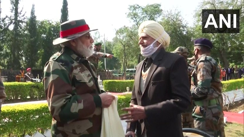 Diwali 2021 Jammu and Kashmir Prime Minister Narendra Modi Visit At Nowshera Indian Army Camp