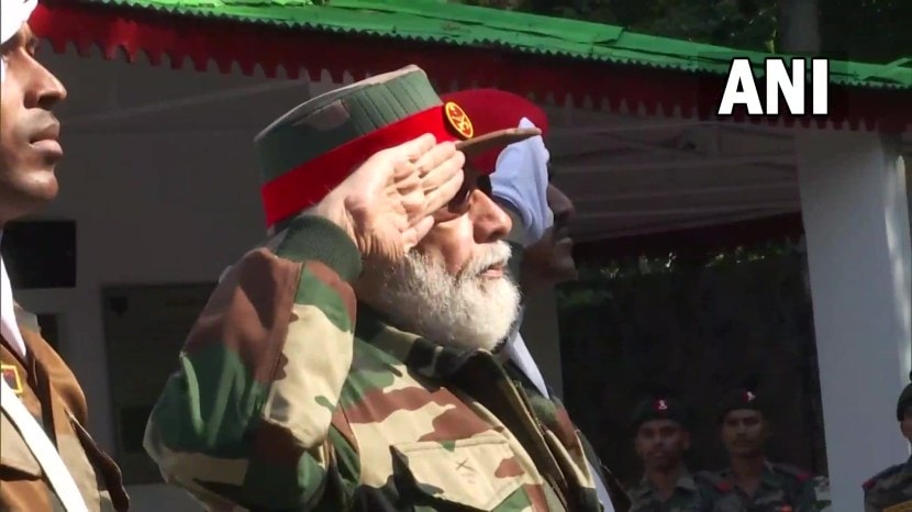 Diwali 2021 Jammu and Kashmir Prime Minister Narendra Modi Visit At Nowshera Indian Army Camp