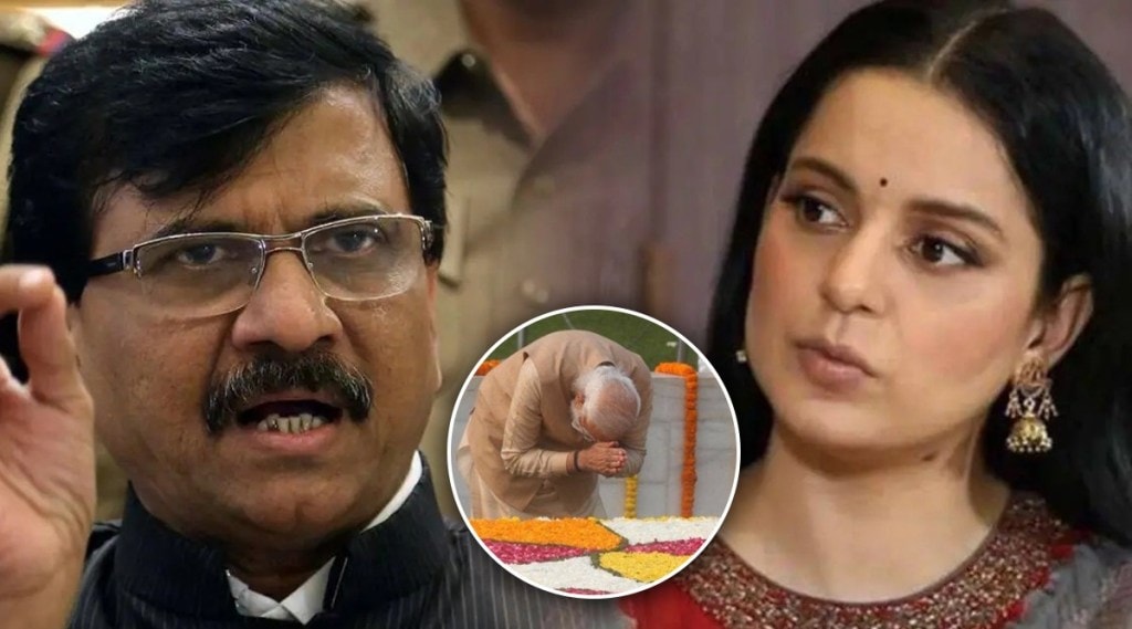 Sanjay Raut reaction actress kangana ranaut mahatma Gandhi statement