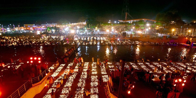 Diwali 2021 Ayodhya Enters Guinness World Record on Deepotsav By Lighting 9 Lakh Diyas