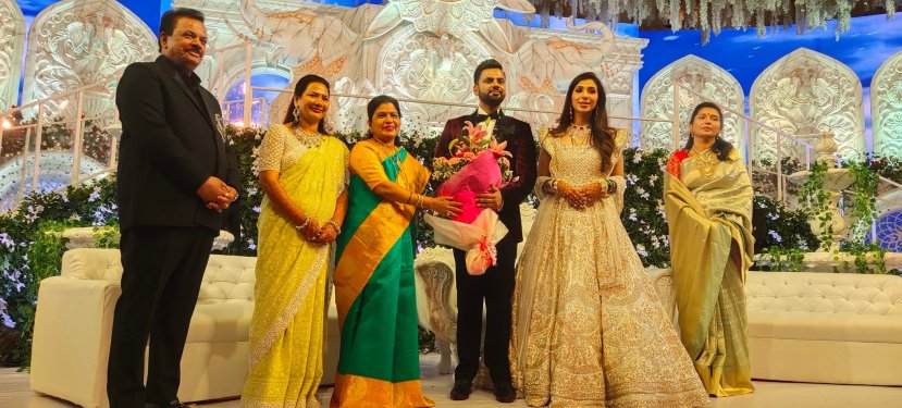 Shivsena MLC Ravindra Phatak Son Wedding Photos