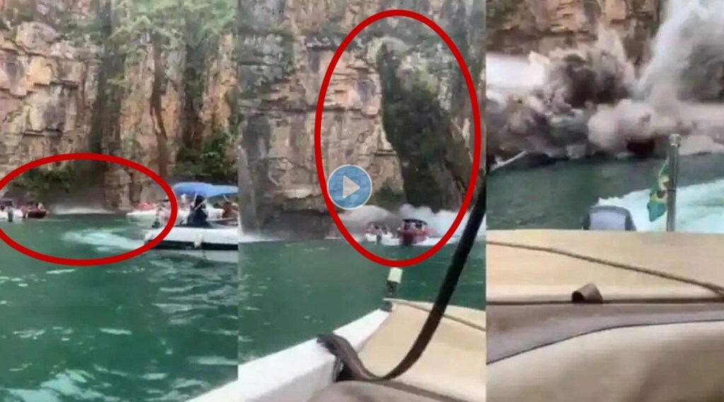 Viral Video, Boat, Waterfall