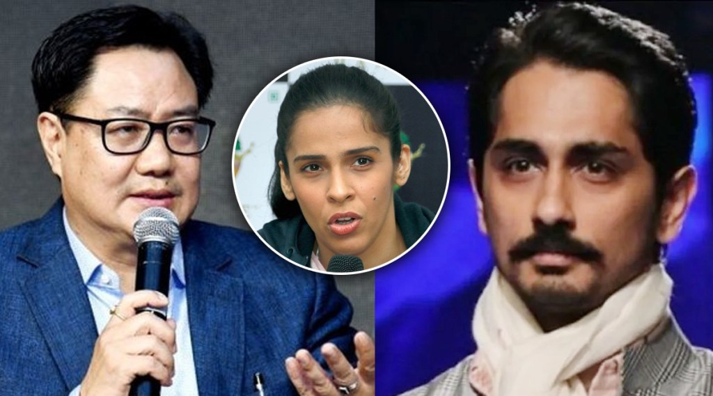 Kiren Rijiju, Siddharth, Saina Nehwal, PM Security Laspe,