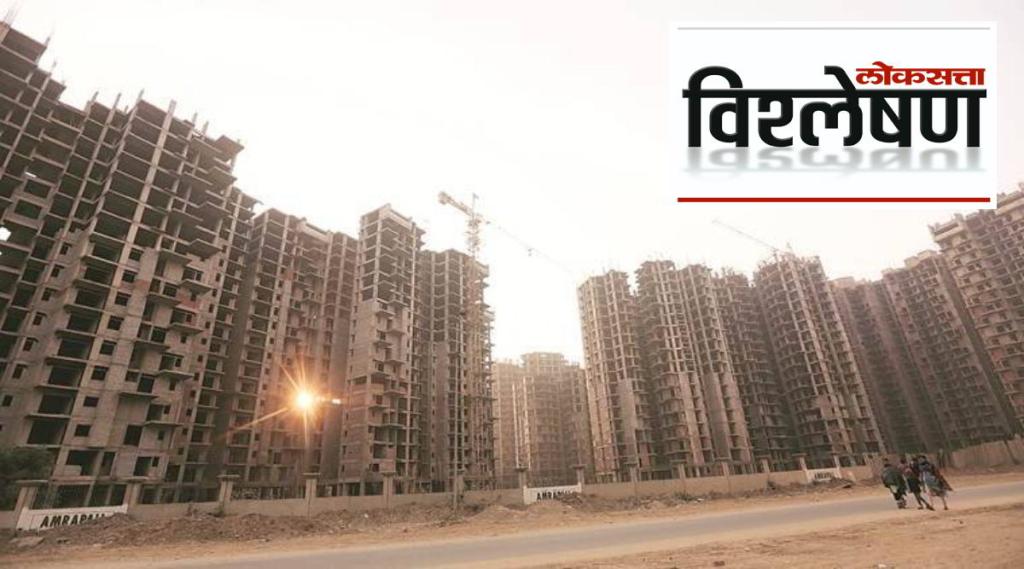 Economic Survey 2022 housing rates COVID wave lower demand