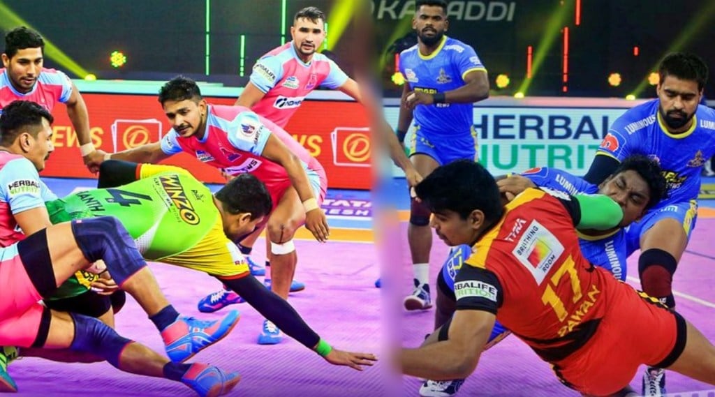 PKL jaipur pink panthers vs patna pirates and bengaluru bulls vs tamil thalaivas