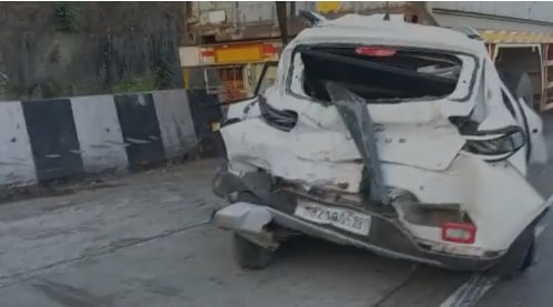 mumbai pune expressway 4 died in car accident