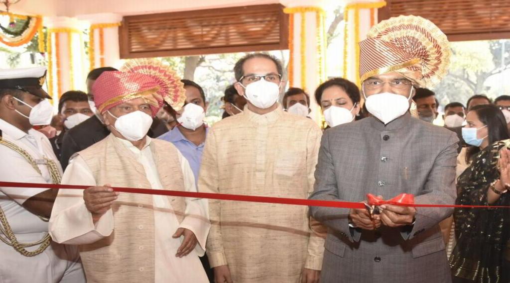 Criticism of the CM uddhav thackeray during the inauguration of the new Durbar Hall on Raj Bhavan