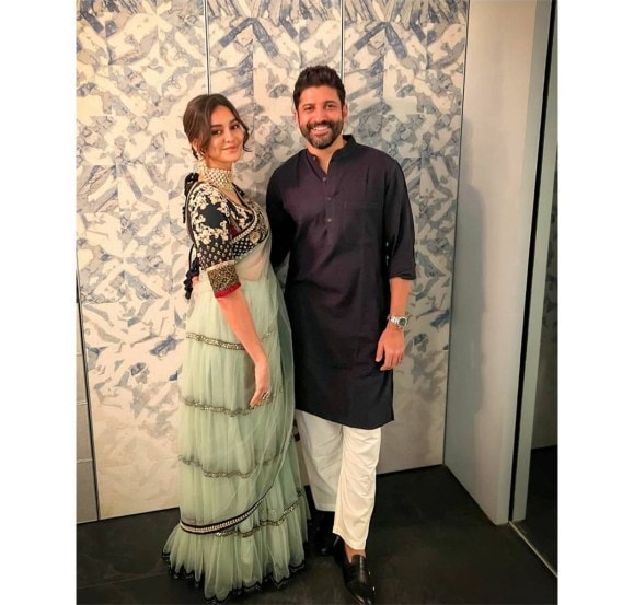 Farhan Akhtar Shibani Dandekar Mumbai