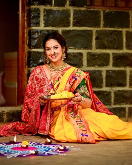 Marathi Actress Paithani Saree Real Or Fake Information