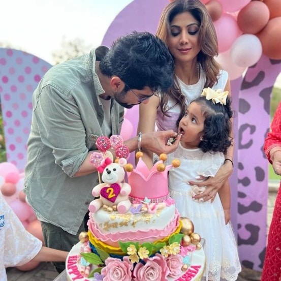 Shilpa Shetty Raj Kundra Daughter Samisha Birthday Party