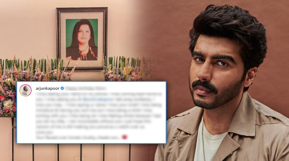 Arjun Kapoor Emotional Post On Mother Mona Shourie Kapoor Birth ...