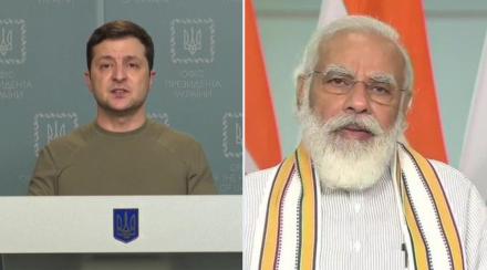 Ukrainian President Volodymyr Zelensky spoke with PM Narendra Modi