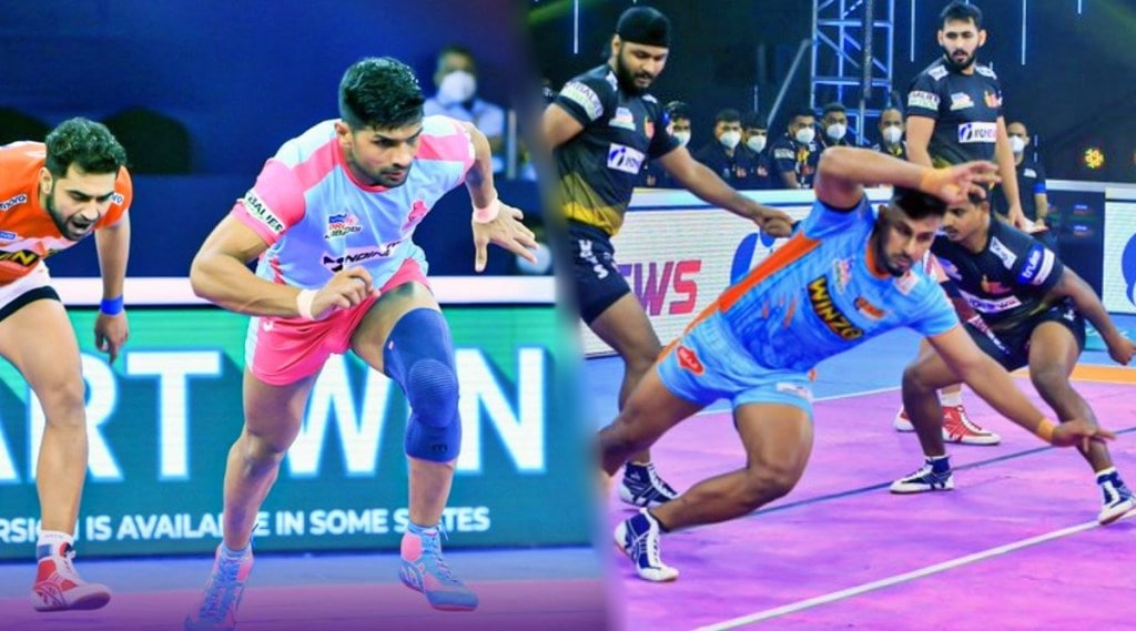 PKL Gujarat Giants vs Jaipur Pink Panthers and Bengal Warriors vs Telugu Titans