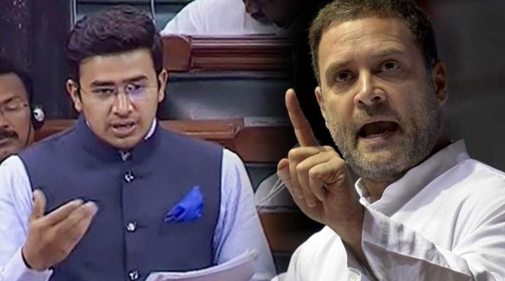 tejasvi surya on rahul gandhi