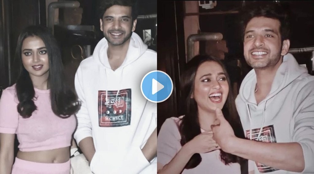 karan kundrra, tejasswi prakash, karan tejasswi dinner date, karan tejasswi video, करण कुंद्रा, तेजस्वी प्रकाश, करण तेजस्वी डिनर डेट, करण तेजस्वी रोमँटिक व्हिडीओ, करण कुंद्रा व्हायरल व्हिडीओ, तेजस्वी प्रकाश इन्स्टाग्राम