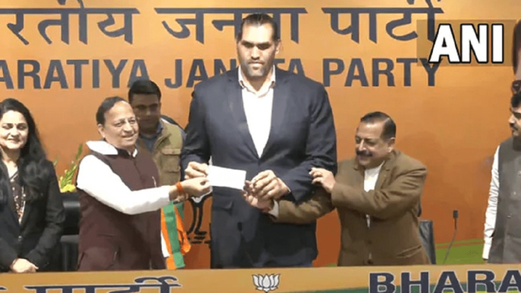 the great khali joins bjp