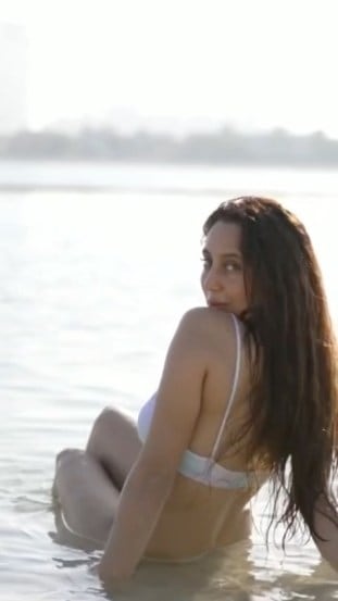 Anusha Dandekar Beach Bikini Look