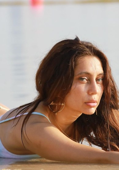 Anusha Dandekar Beach Bikini Look