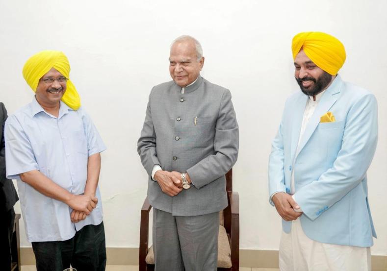 Punjab CM Bhagwant Mann swearing in ceremony Photos