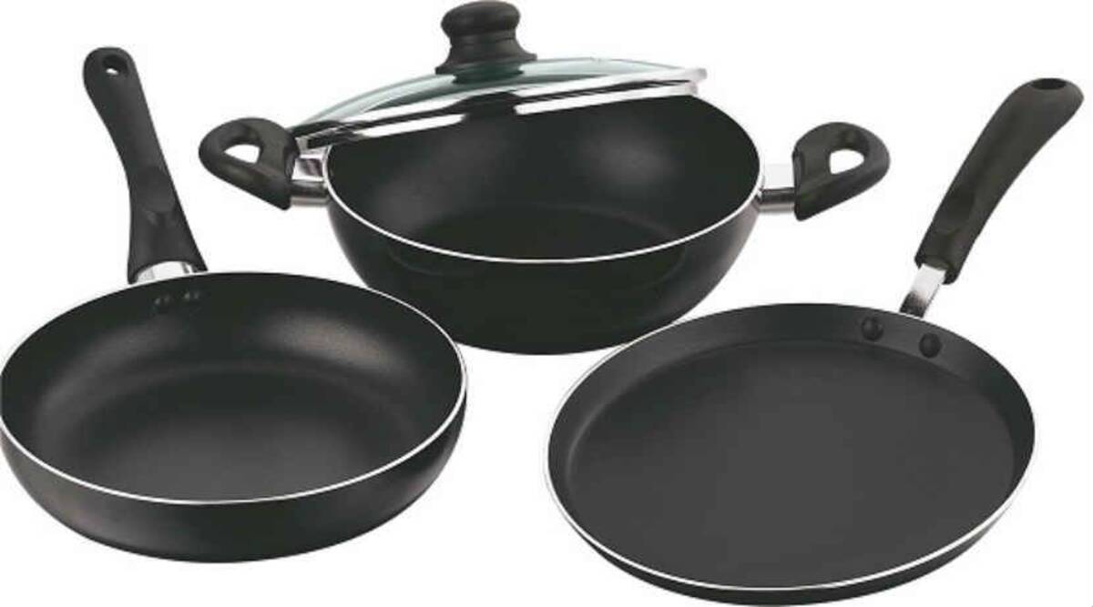 Non stick pans. Non Stick. Ilac non Stick Supra. Stick Pan. Pan ID India.