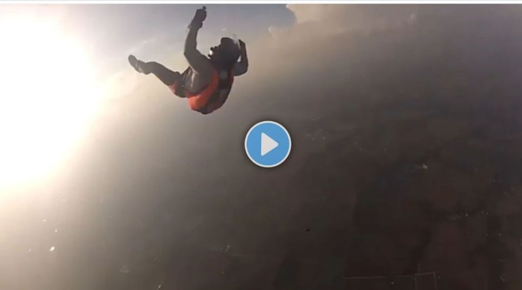 paragliding viral video