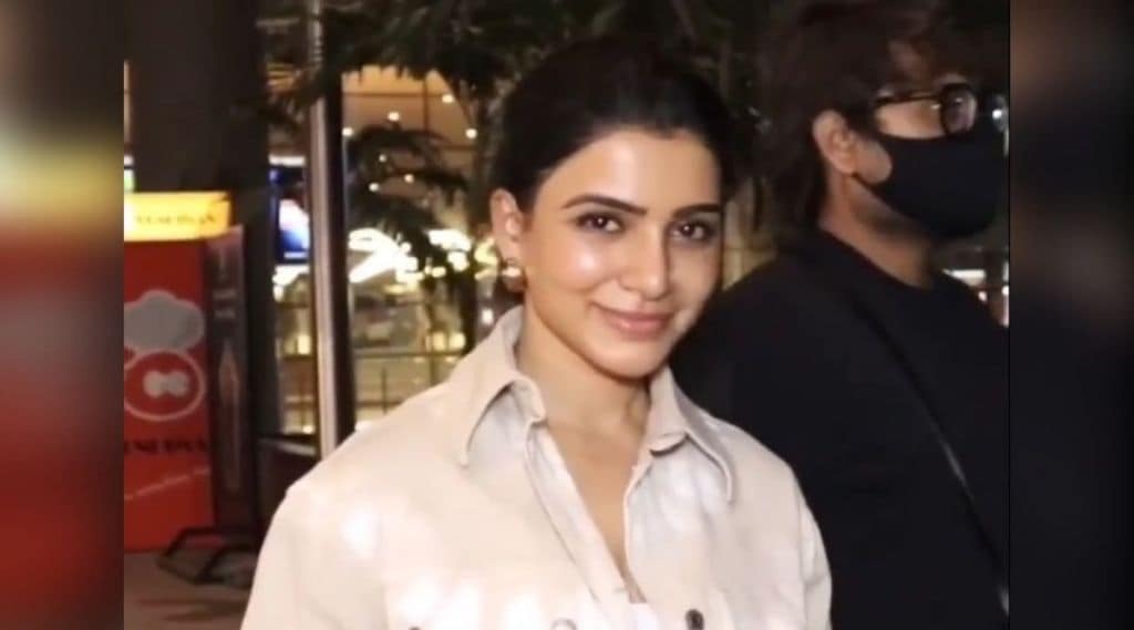 samantha ruth prabhu, pushpa film, samantha ruth prabhu video, samantha ruth prabhu in mumbai, samantha ruth prabhu instagram, सामंथा रुथ प्रभू, सामंथा रुथ प्रभू व्हिडीओ, पुष्पा फिल्म, सामंथा रुथ प्रभू इन्स्टाग्राम