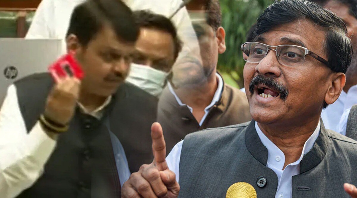 sanjay raut mocks devendra fadnavis on pen drive
