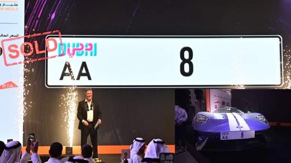 Dubai man buys world third most expensive car number plate at price of Dh35 million over Rs 72 crore