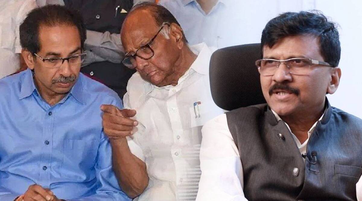 Sharad Pawar meets PM Modi raises issue of ED action Against Sanjary Raut Talk About MVM Government