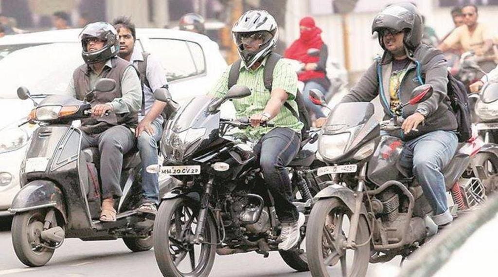 Helmets are again compulsory in the city from December