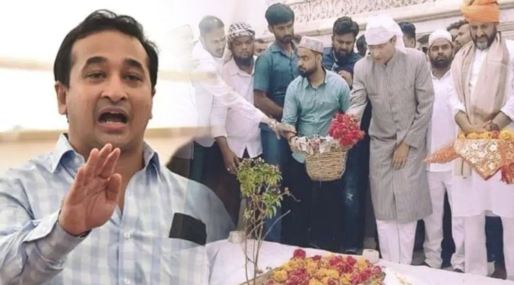 BJP Nitesh Rane on MIM Akbaruddin Owaisi Aurangzeb Maharashtra Government